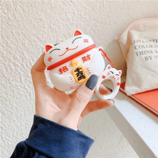 Case Airpods 3 Diseño Gatito Chino de la Fortuna - Imagen 3
