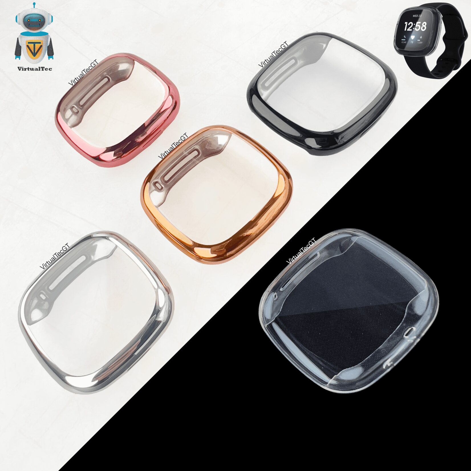 Protector Fitbit Versa 3/Sense - Imagen 2
