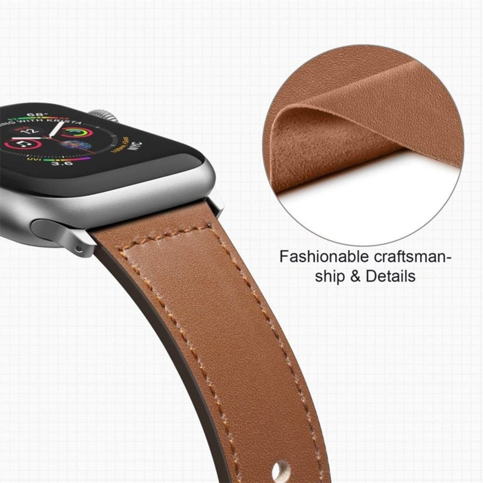 Pulsera Cuero PU Apple Watch - Imagen 3