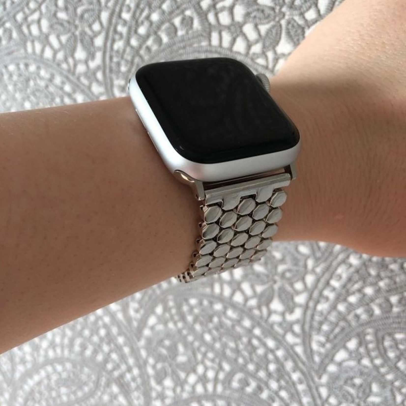 Pulsera Eslabon Circular (Honeycomb) Apple Watch - Imagen 2
