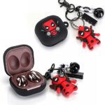 Protector Samsung Galaxy Buds Llavero DeadPool Negro