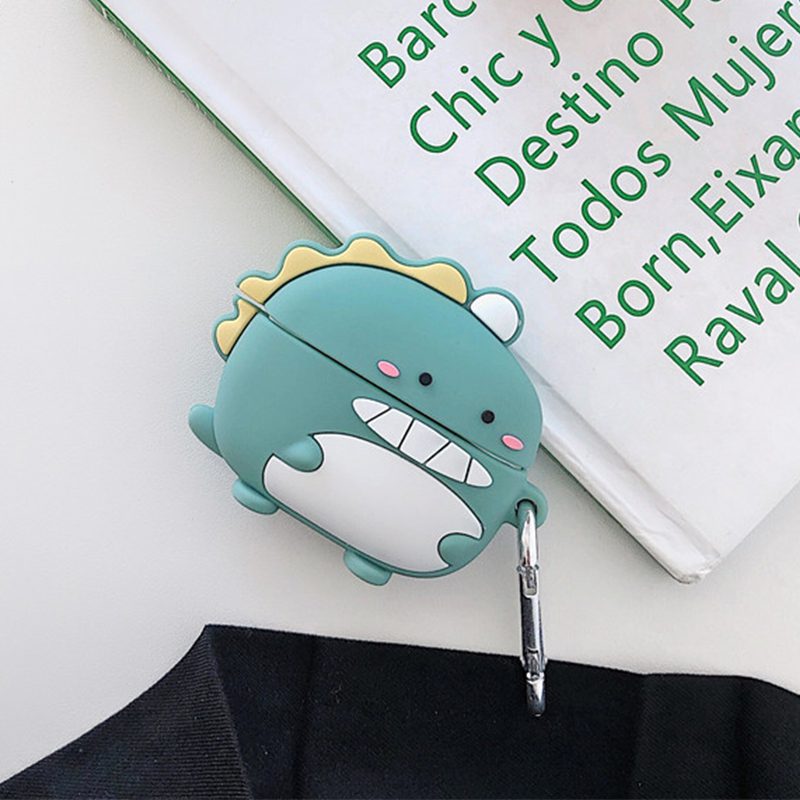 Case AirPods Pro Diseño Dinosaurio Verde (Segunda Generación) - Imagen 2