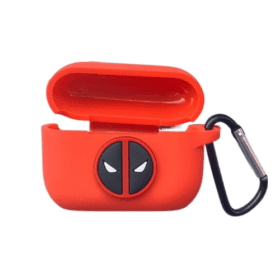 Case AirPods Pro Silicona DeadPool Rojo (Segunda Generación)
