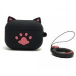 Case AirPods Pro Diseño Gatito Negro (Segunda Generación)