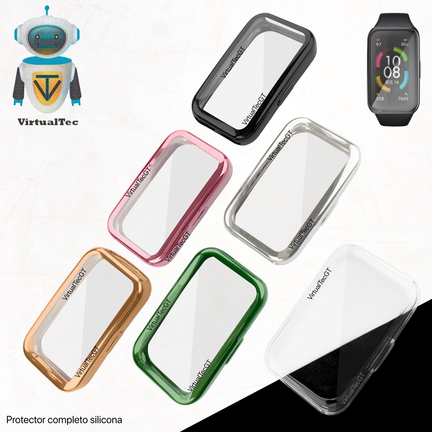 Protector Huawei Band 8/9/10 (Silicona) - Imagen 2