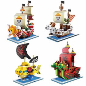 Rompecabezas 3D Pirate Ships One Piece