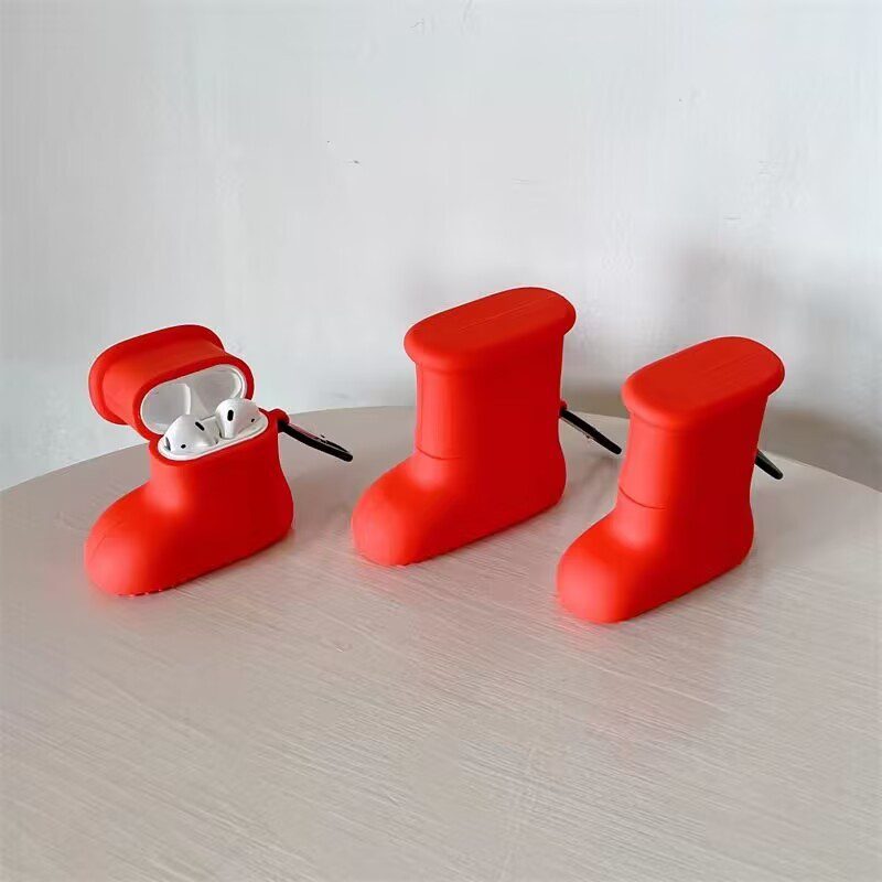 Case Airpods Pro 3 Diseño Bota Roja - Imagen 2