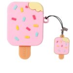 Protector Airpods 4 Diseño Helado Rosado