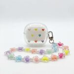 Protector de Silicona Redmi Buds 6/8 Lite Clear Corazones