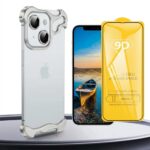 Combo 3 en 1 Naked Feel iPhone 15 Normal Plateado
