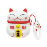 Case Airpods 1/2 Diseño Gatito Chino de la Fortuna