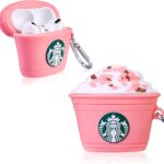 Case Airpods 1/2 Diseño Frapuccino Rosa Starbucks