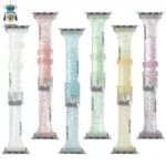 Pulsera Glitter Clear Apple Watch