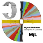 1 Pulsera Silicona M/L Apple Watch pequeño