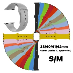 1 Pulsera Silicona S/M Apple Watch pequeño