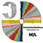 1 Pulsera Silicona M/L Apple Watch grande