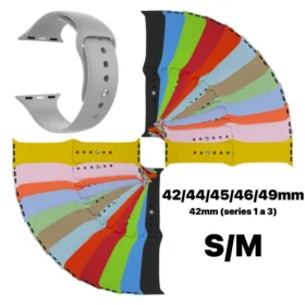 1 Pulsera Silicona S/M Apple Watch grande