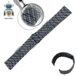 Pulsera eslabones estilo Fibra de Carbono (codVG)