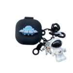 Case Motorola Moto Buds/Buds+ Llavero Nave Espacial