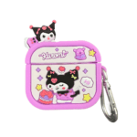 Case AirPods 3 Diseño Kuromi Caja