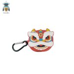 Case Redmi Buds 4 Lite Diseño Dragon Rojo