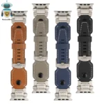 Pulsera Cuero con Metal Apple Watch