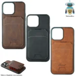 Case de Cuero con Wallet MagSafe iPhone 14 Pro Max