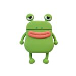 Case AirPods 3 Diseño Frog Green