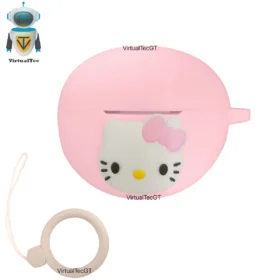 Protector Huawei FreeClip Diseño Hello Kitty Rosada