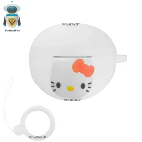 Protector Huawei FreeClip Diseño Hello Kitty Blanca