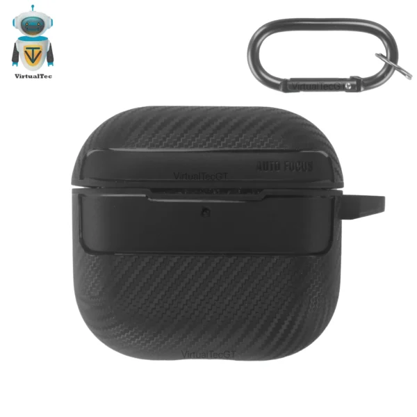 Protector Airpods 4 Fibra de Carbono