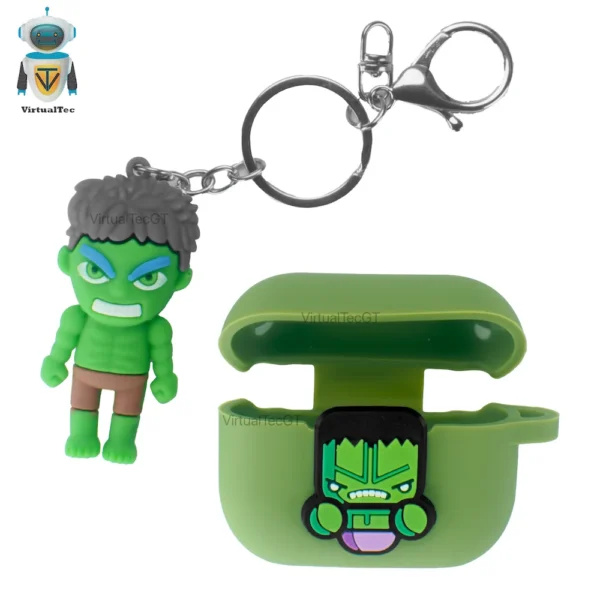 Case Airpods Pro Diseño Llavero Hulk (Segunda Generacion)