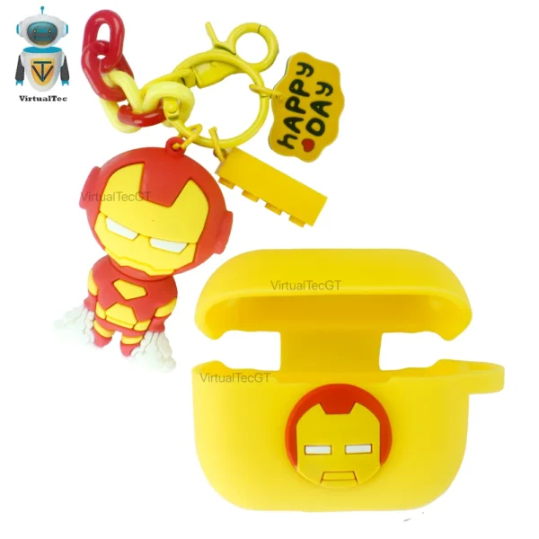Case Airpods Pro Diseño Llavero IronMan (Segunda Generacion)