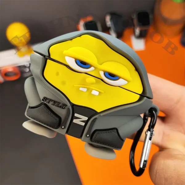 Protector Huawei Freebuds Pro3/Pro4 Diseño Bob Esponja - Imagen 2
