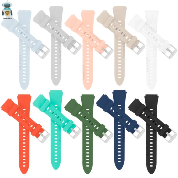 Pulsera 18mm Silicon Estilo GT5