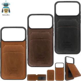 Case de Cuero con Wallet MagSafe iPhone 17 (Todas las versiones)