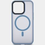 Protector MagSafe Clear iPhone 15 Pro Celeste