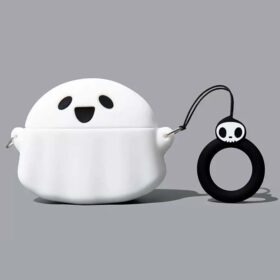 Protector Beats Solo Buds Diseño Fantasma Blanco