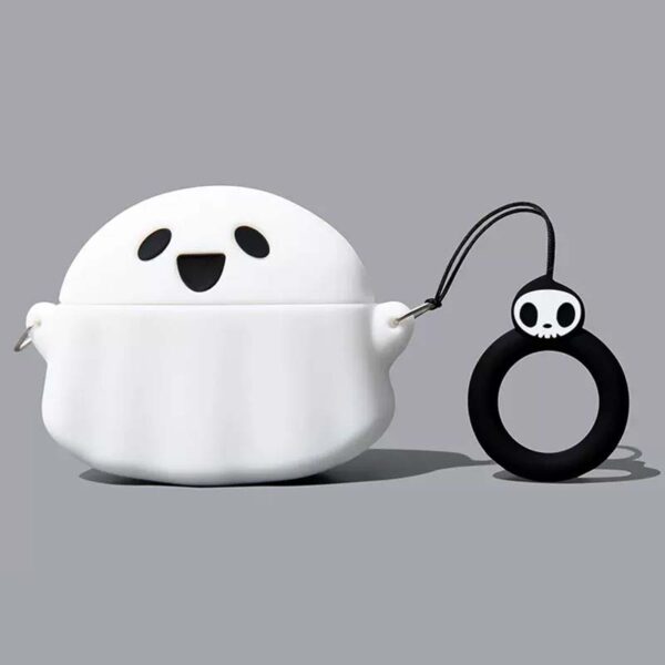 Protector Beats Solo Buds Diseño Fantasma Blanco
