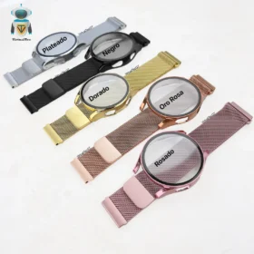 Combo Galaxy Watch bumper completo + pulsera milanese