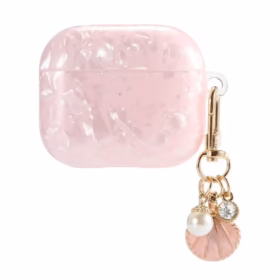 Case Airpods Pro 3 silicona estilo Resina Rosado