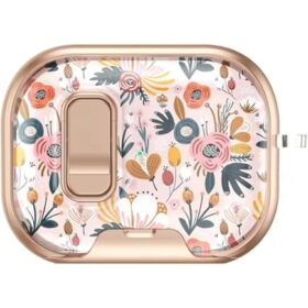Case Airpods Pro 3 Flores Rosado Verde