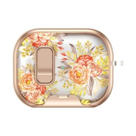 Case Airpods Pro 3 Flores Naranja Amarillo
