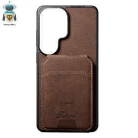 Protector MagSafe Samsung S26 Ultra Cuero con Wallet Café Obscuro