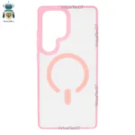 Protector MagSafe Samsung S26 Ultra Clear Rosado
