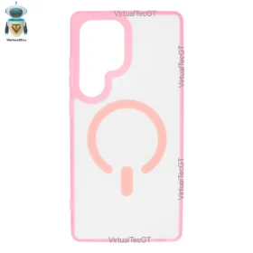 Protector MagSafe Samsung S26 Ultra Clear Rosado