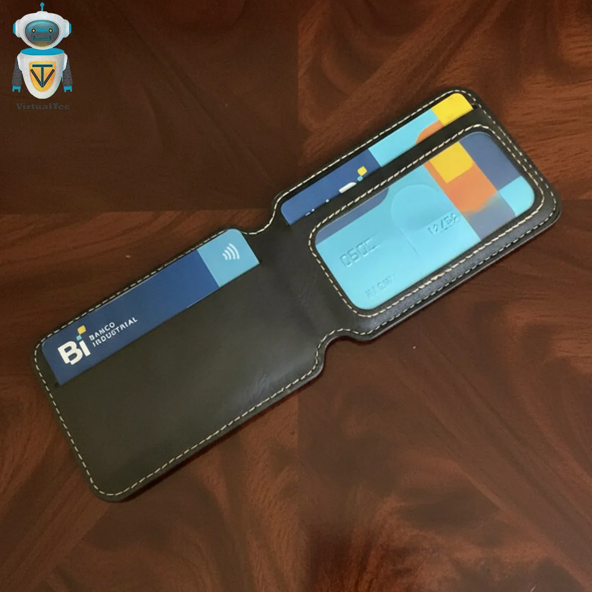 Protector MagSafe Samsung S26 Ultra Cuero con Wallet Café Obscuro - Imagen 4
