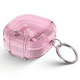 Protector Samsung Buds 4/4 Pro Semitransparente Rosado