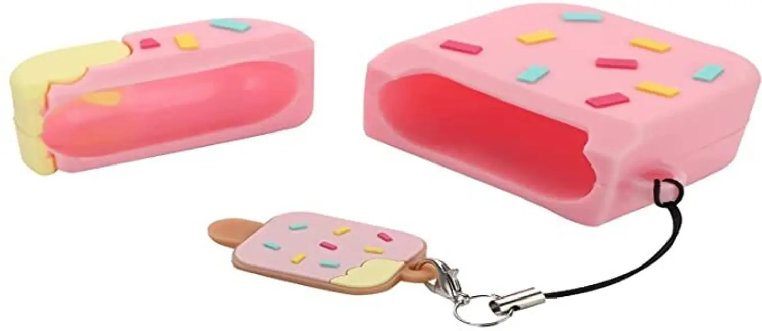 Protector Airpods 4 Diseño Helado Rosado - Imagen 2